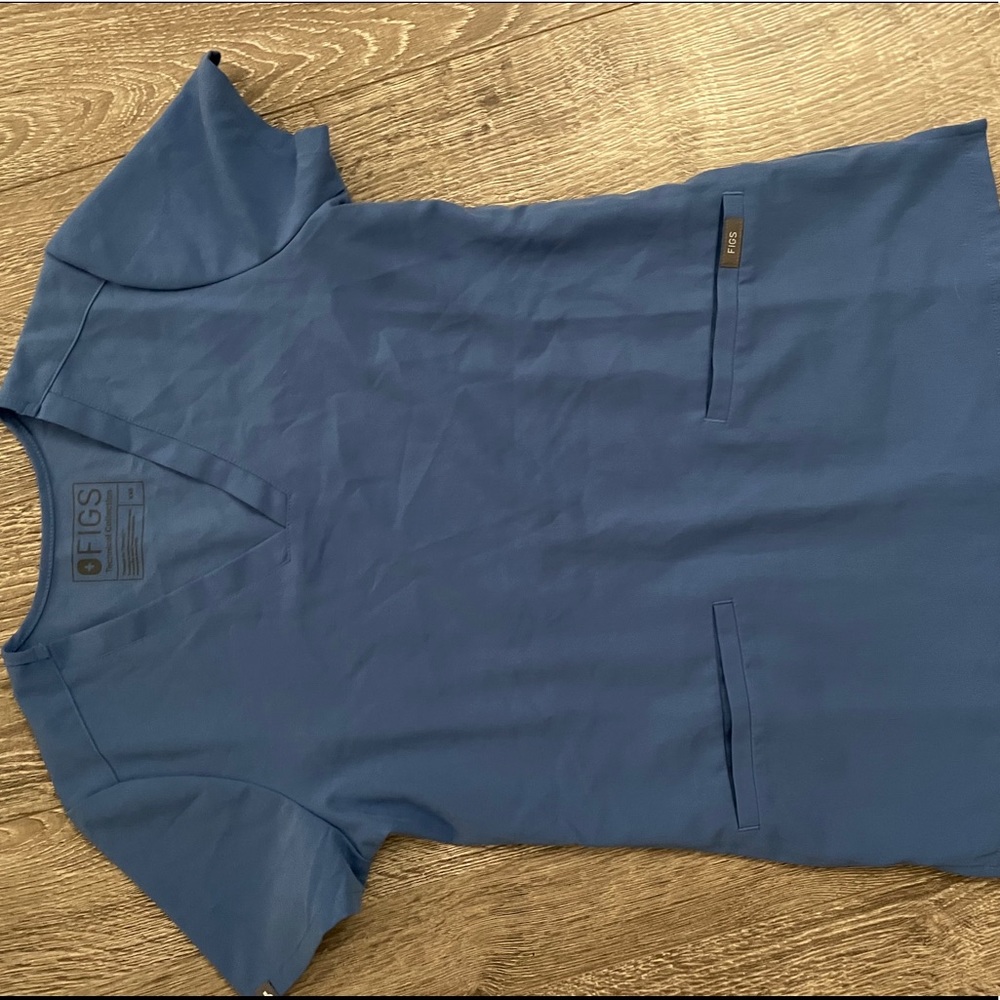 Figs Ceil Blue Scrubs